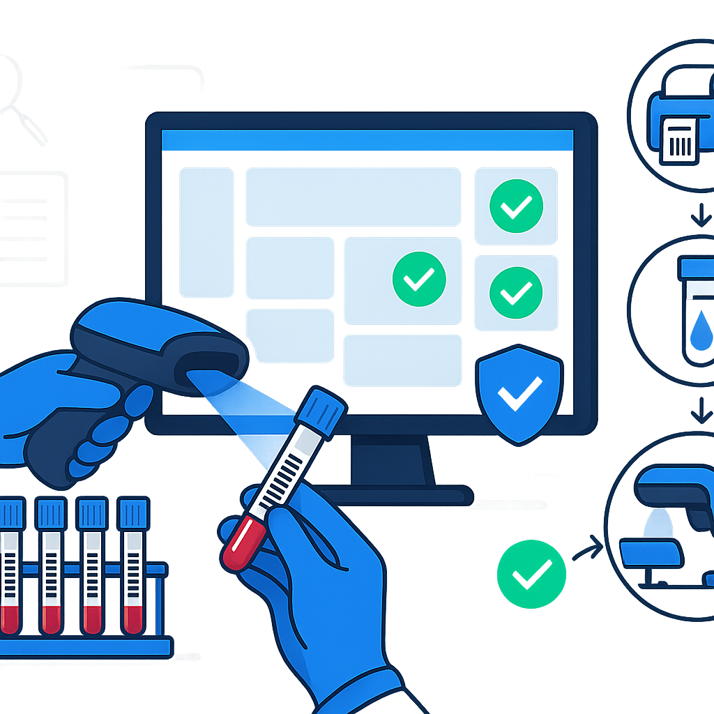 Infografía Cómo reducir errores de transcripción en laboratorio clínico